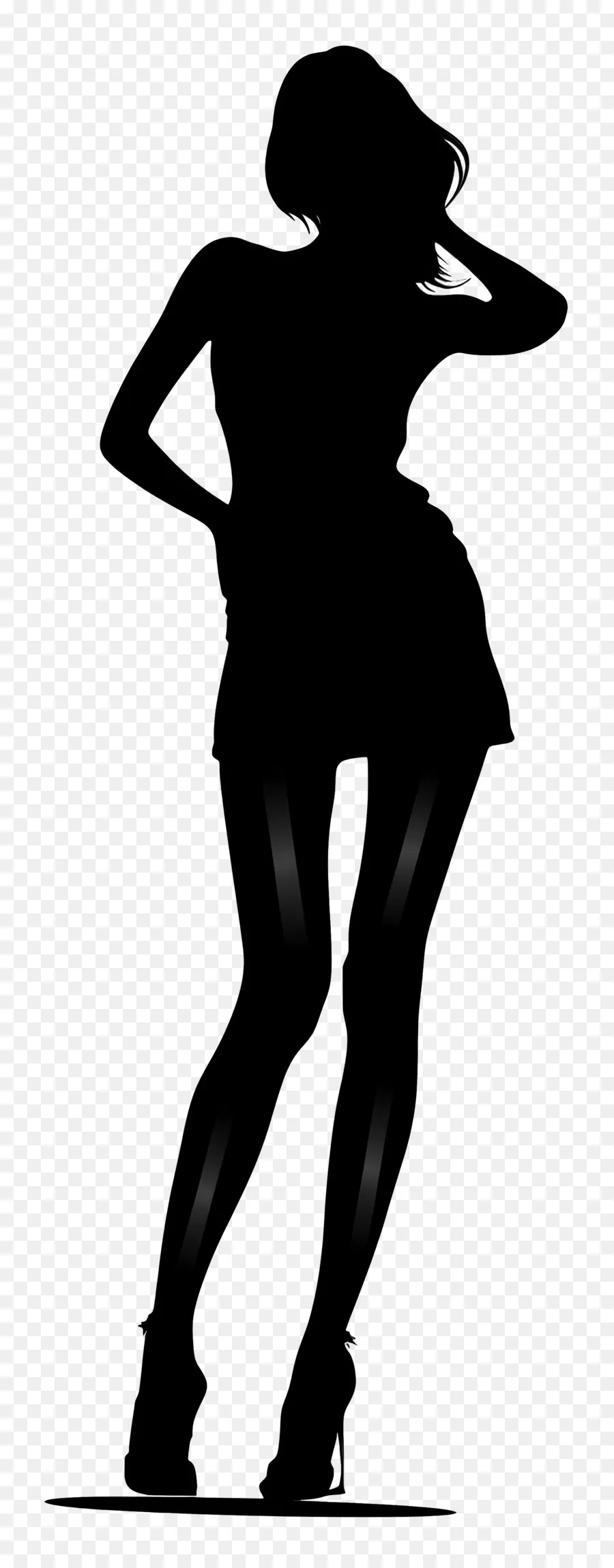 Silhouette De Mannequin，Femme Silhouette PNG