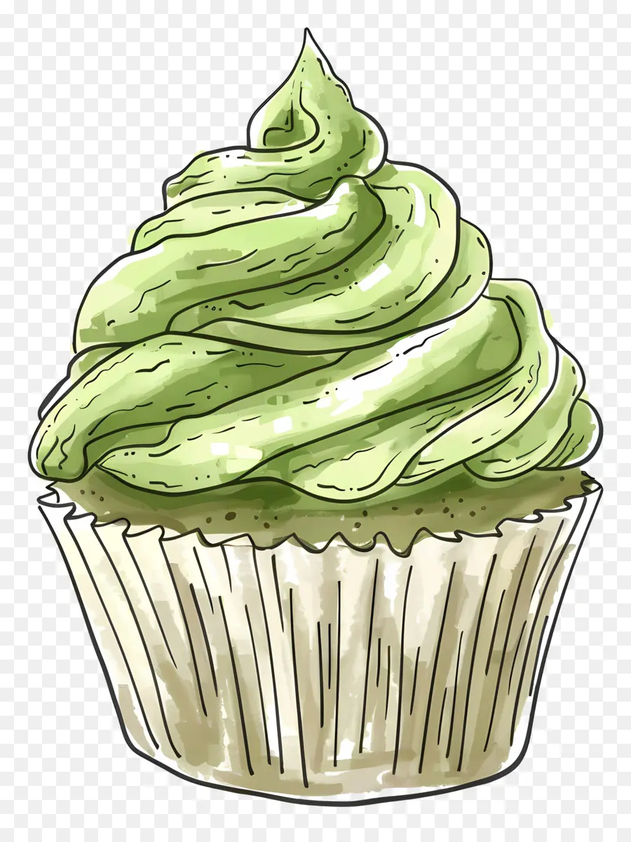 Petit Gâteau Au Matcha，Petit Gâteau Vert PNG