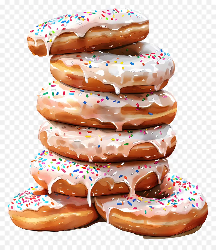 Pile De Beignets，Beignets PNG