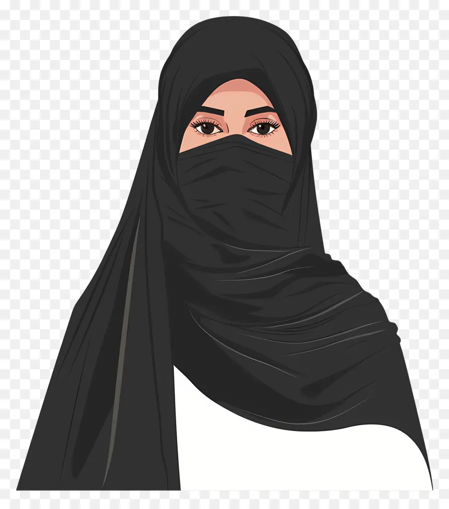 Femme En Niqab，Femme En Hijab PNG