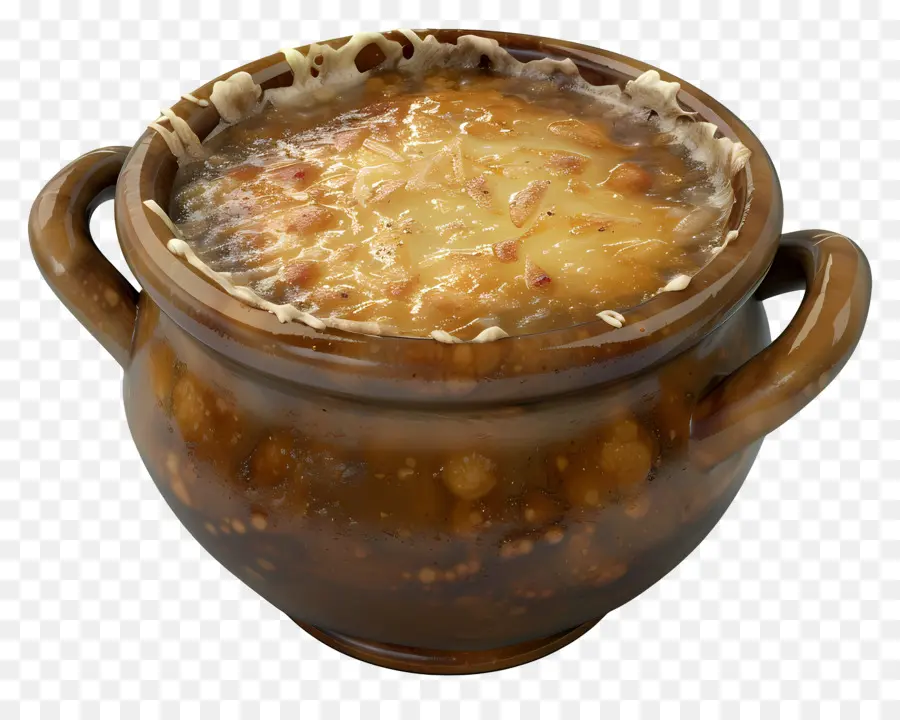 Soupe à L'oignon Française，Soupe PNG