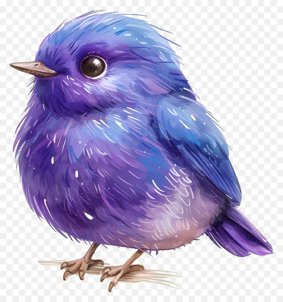 Oiseau Violet，Plumes PNG