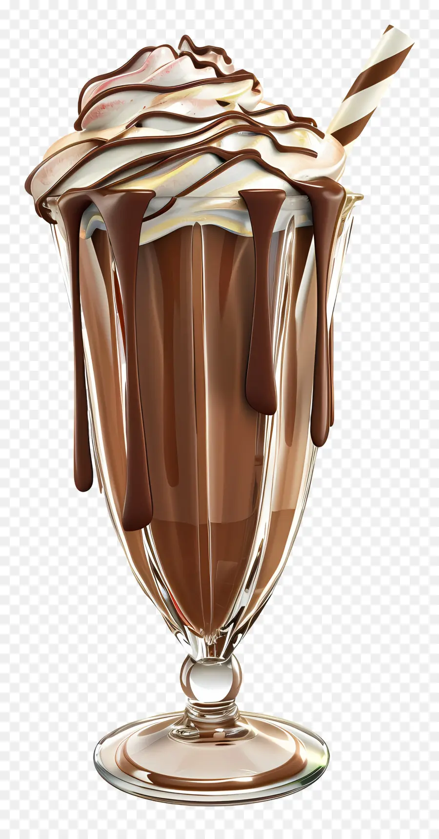 Milk Shake Au Chocolat，Dessert PNG