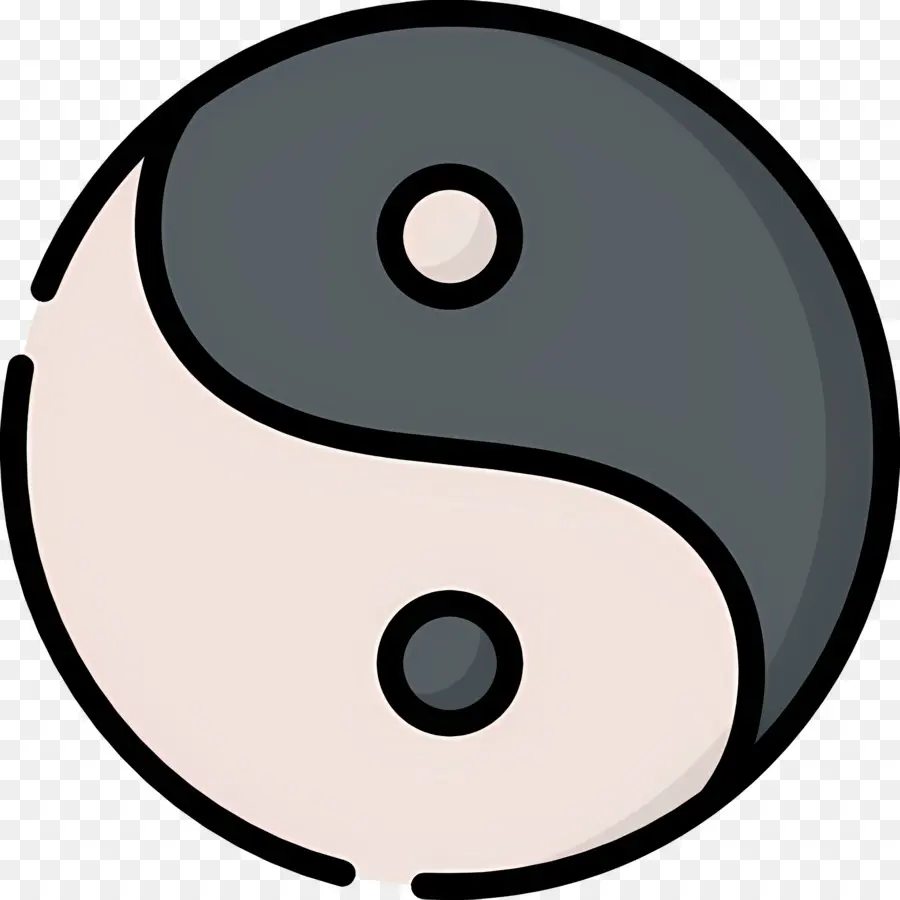 Yin Yang，équilibre PNG