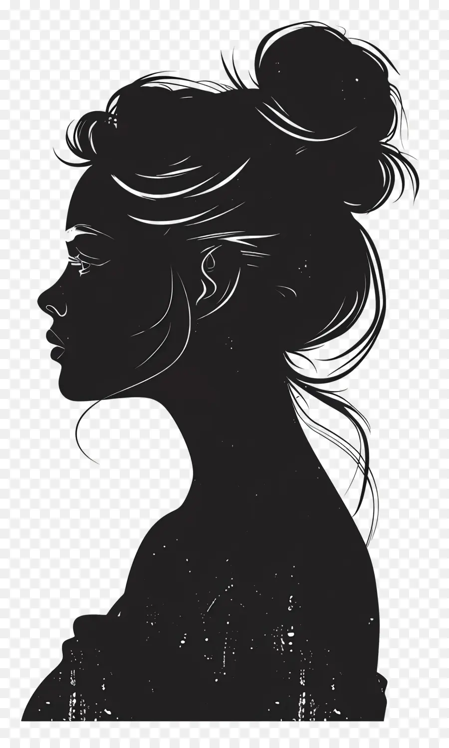 Silhouette De Femme De Beauté，Silhouette D'une Femme PNG