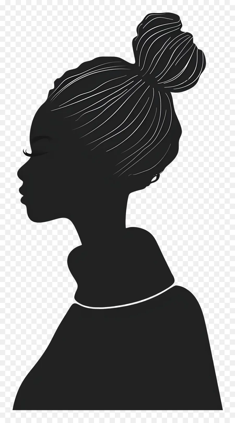 Silhouette Féminine，Silhouette De Femme PNG