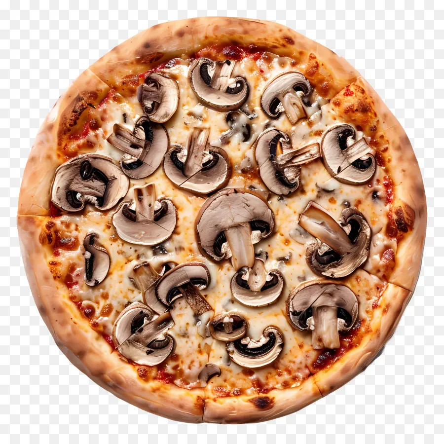 Pizza Aux Champignons，Pizza PNG