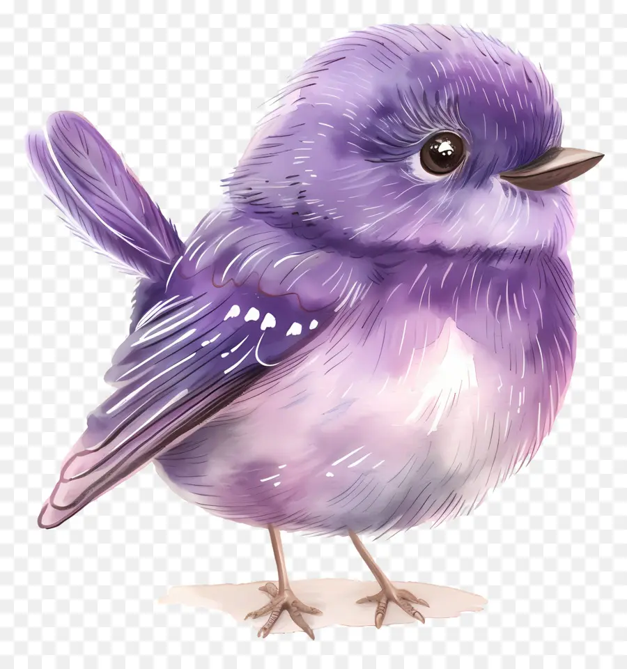 Oiseau Violet，Plumes PNG