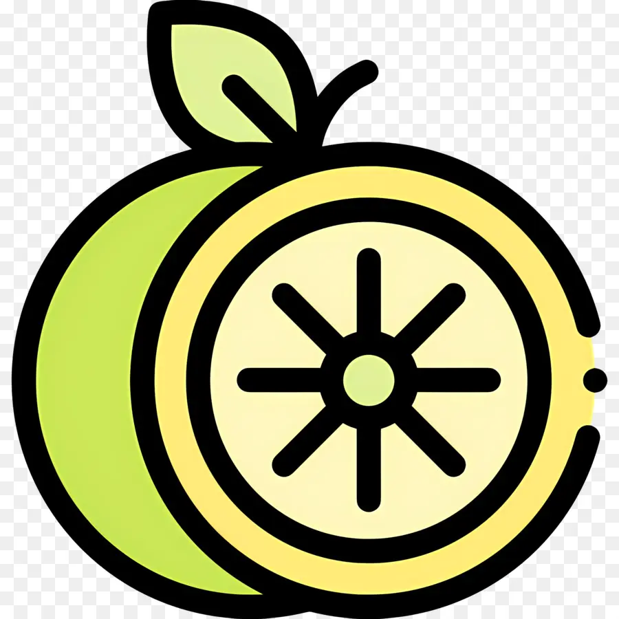 Citron Vert，Agrumes Jaunes PNG