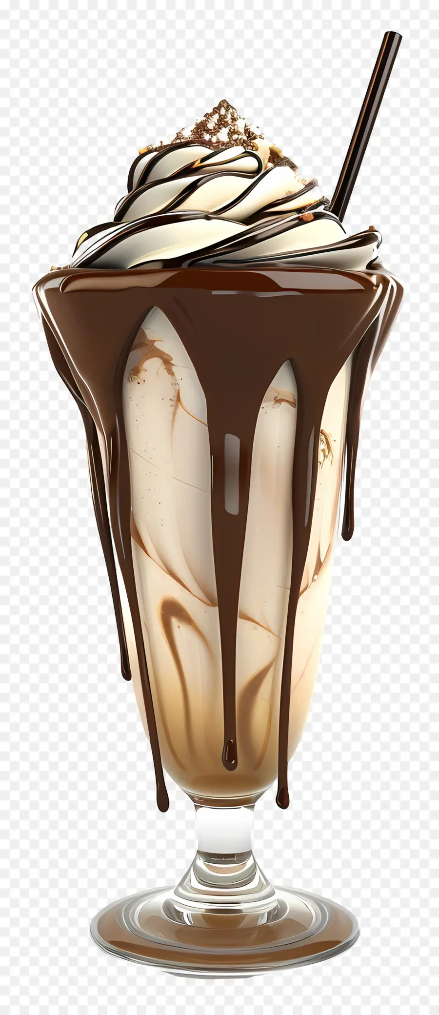 Milk Shake Au Chocolat，Dessert PNG