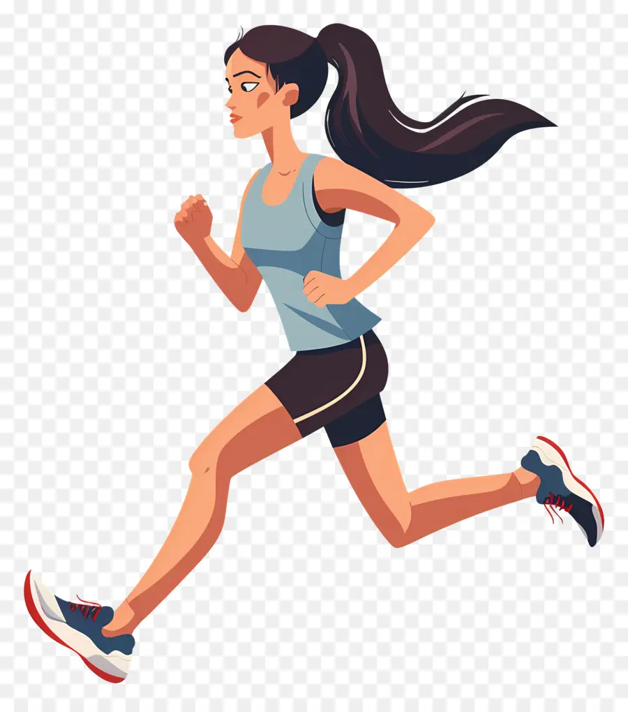 Femme Qui Fait Du Jogging，Femme Qui Court PNG