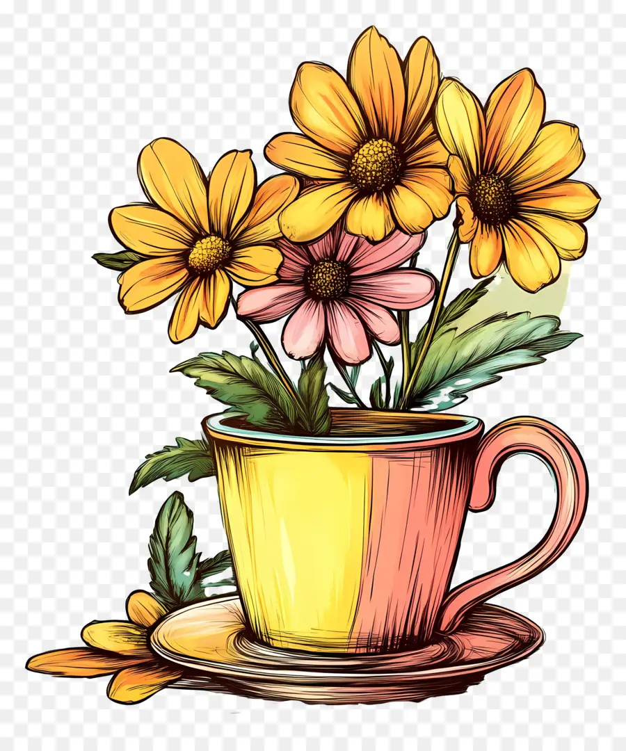 Bonjour，Fleurs PNG