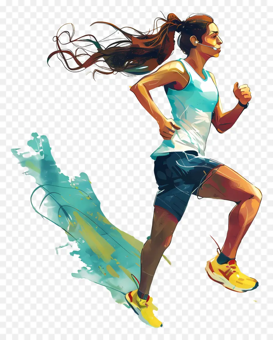 Femme Qui Fait Du Jogging，Coureur PNG