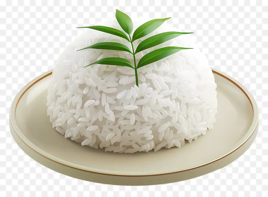 Riz à La Vapeur，Riz Aux Feuilles PNG