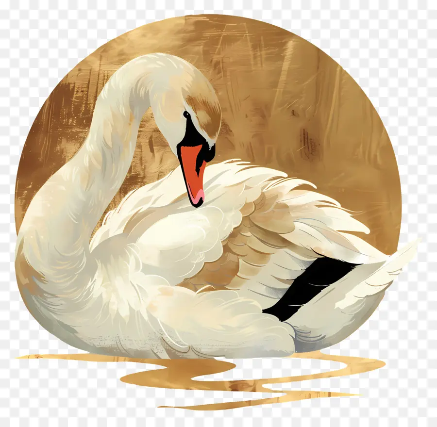 Cygne，Cygne Blanc PNG