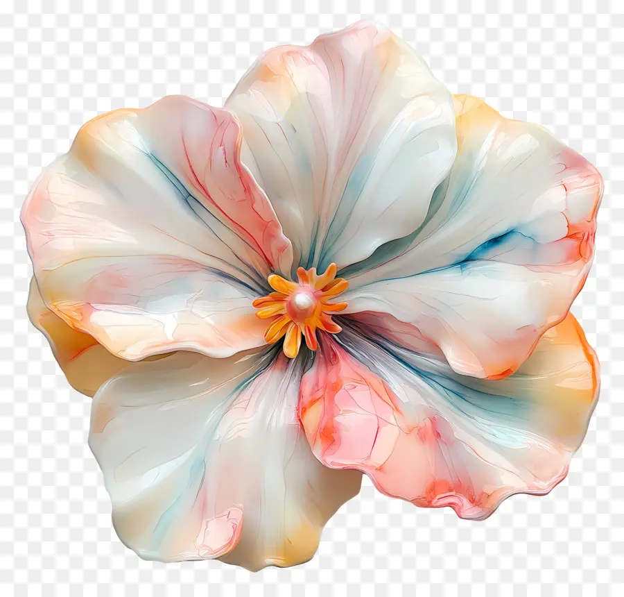 Bonjour，Fleur Colorée PNG