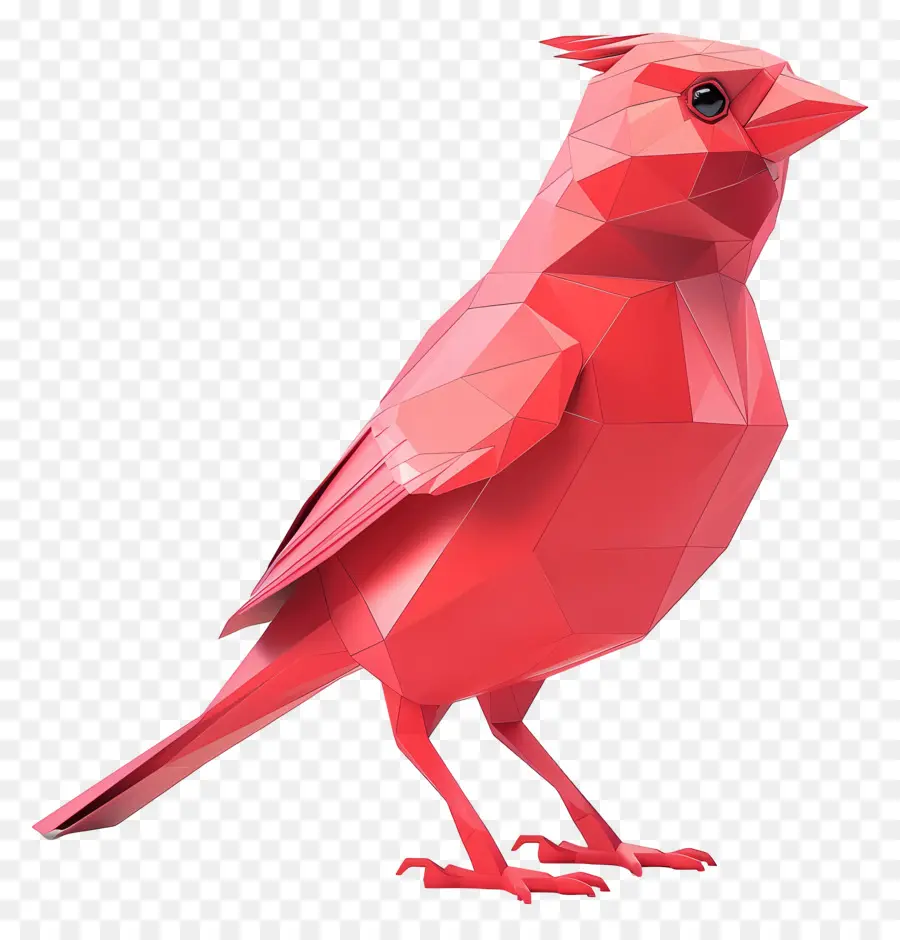 Oiseau Rouge，Origami PNG