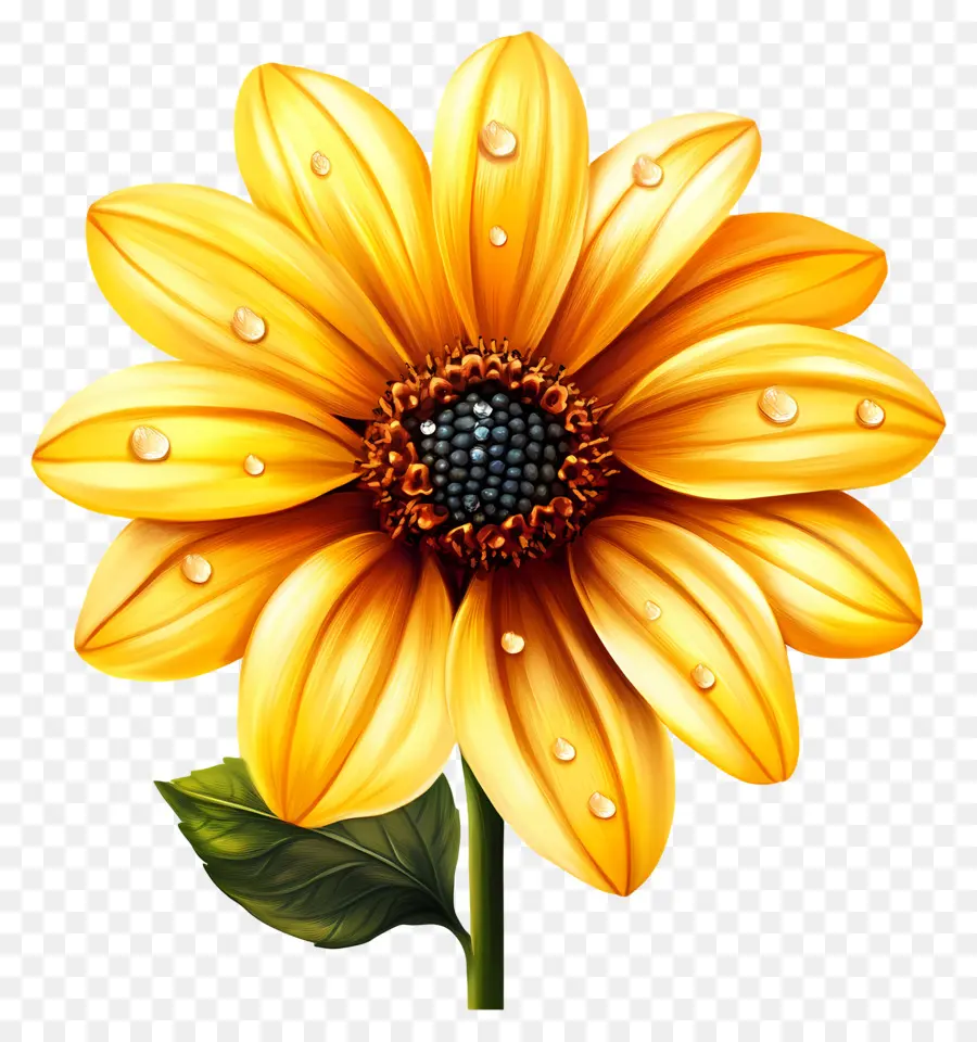 Bonjour，Tournesol PNG