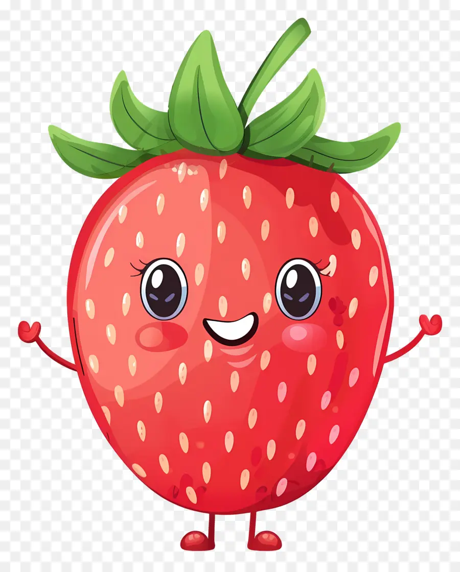 Fraise De Dessin Animé，Fraise PNG