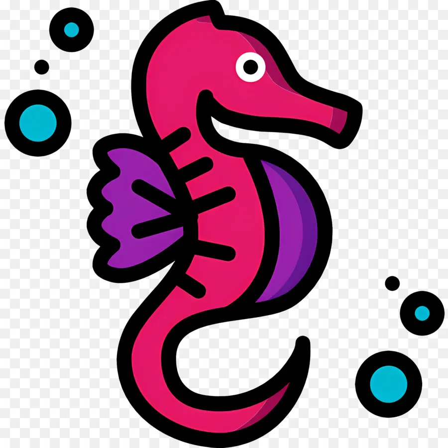 Hippocampe，Bulles PNG