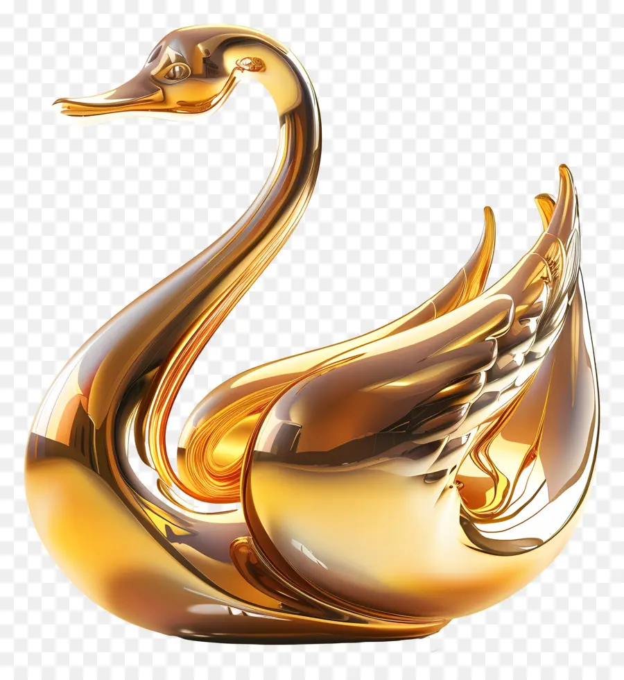 Cygne D'or，Cygne Doré PNG