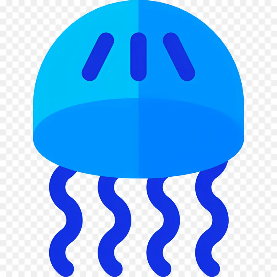 Méduse，Méduse Bleue PNG