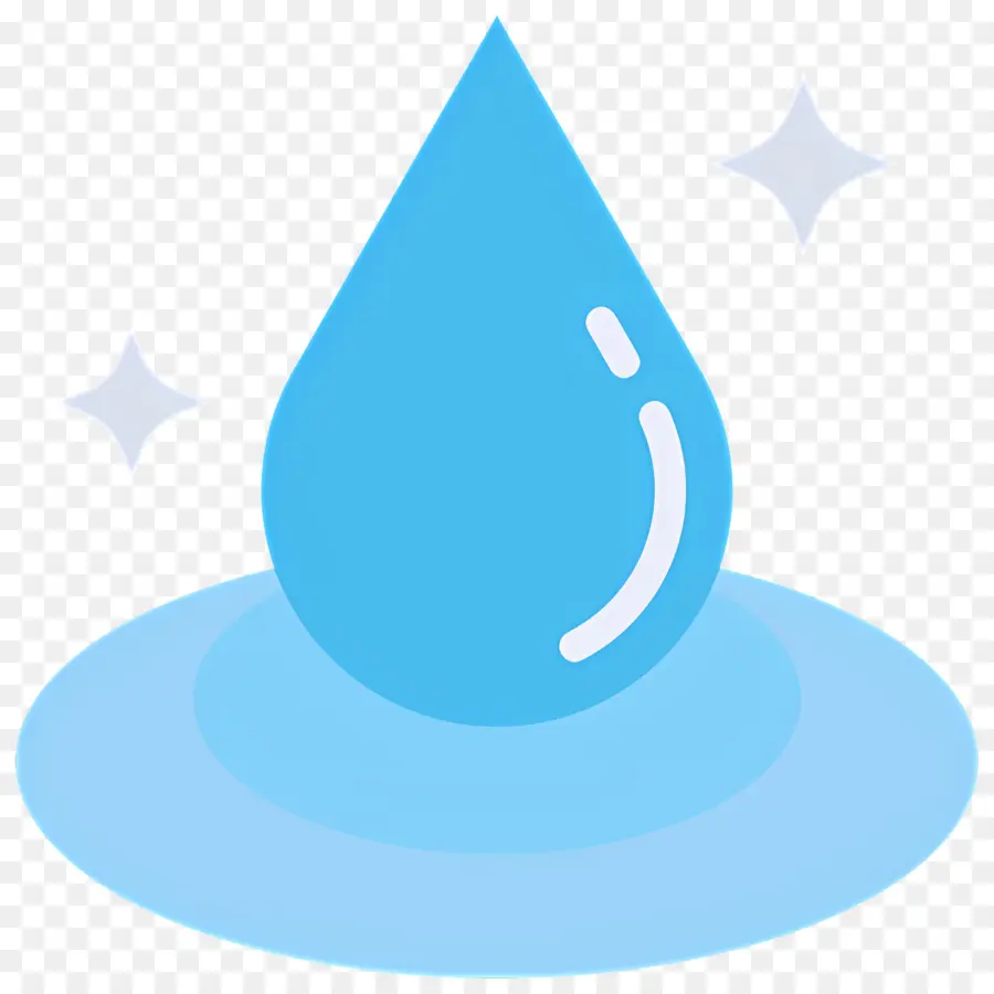 Goutte D'eau，Goutte D'eau Bleue PNG