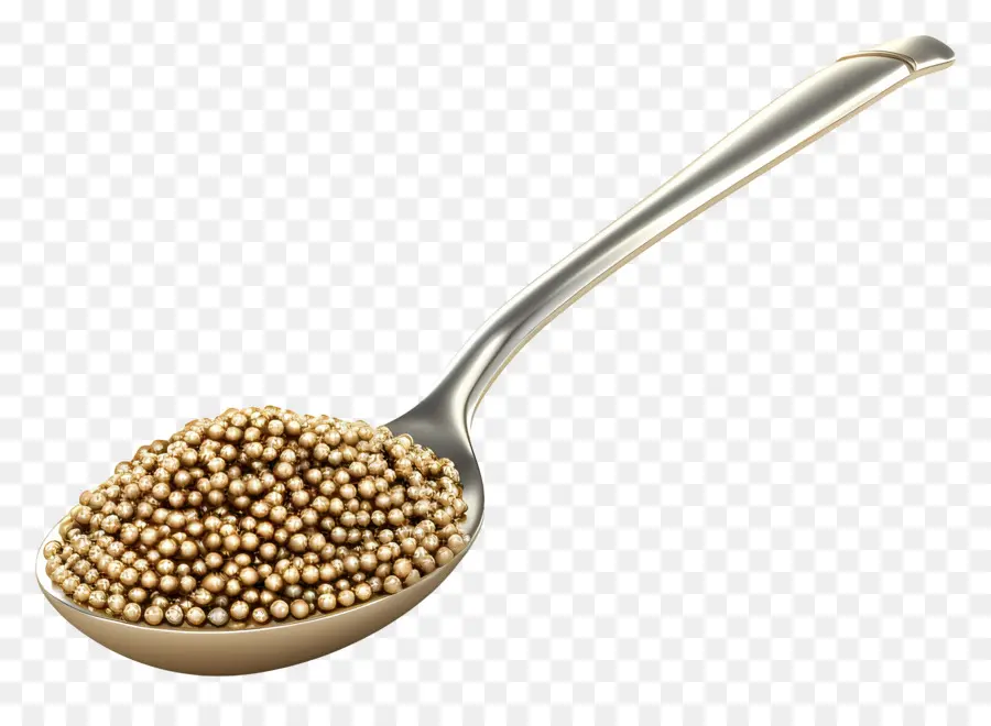 Millet，Cuillère Avec Des Perles PNG