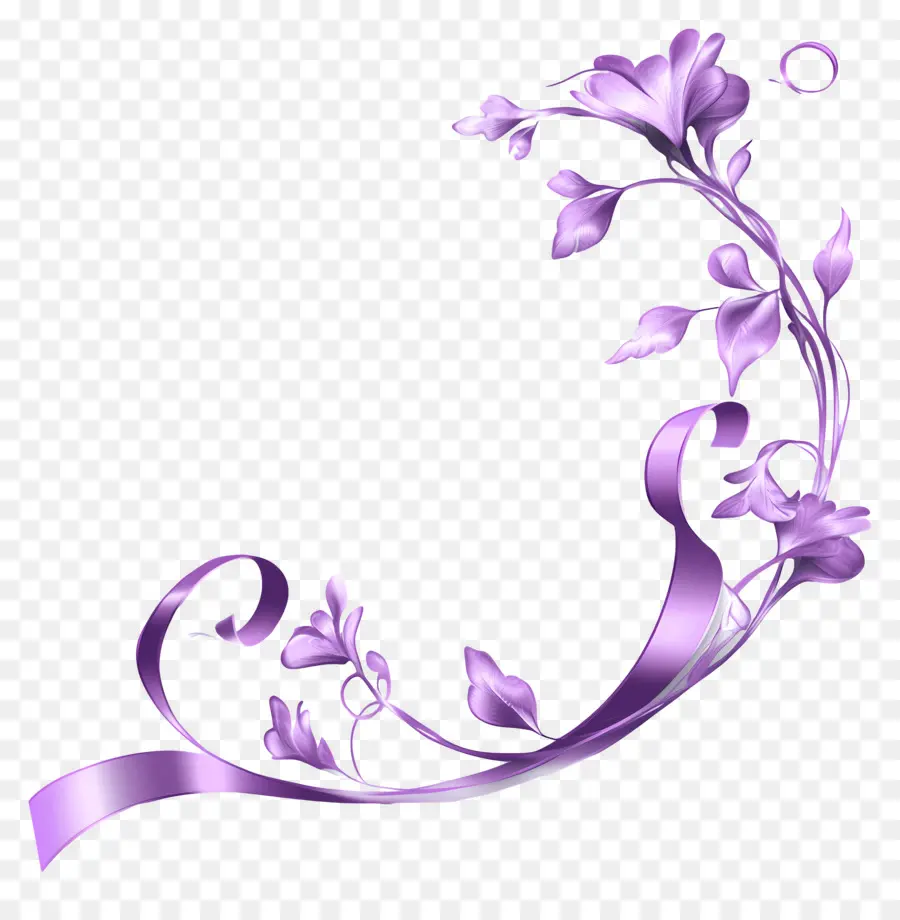 Violet，Coin Floral Violet PNG