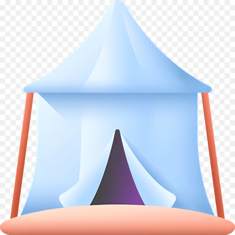 Tente De Camping，Tente Bleue PNG