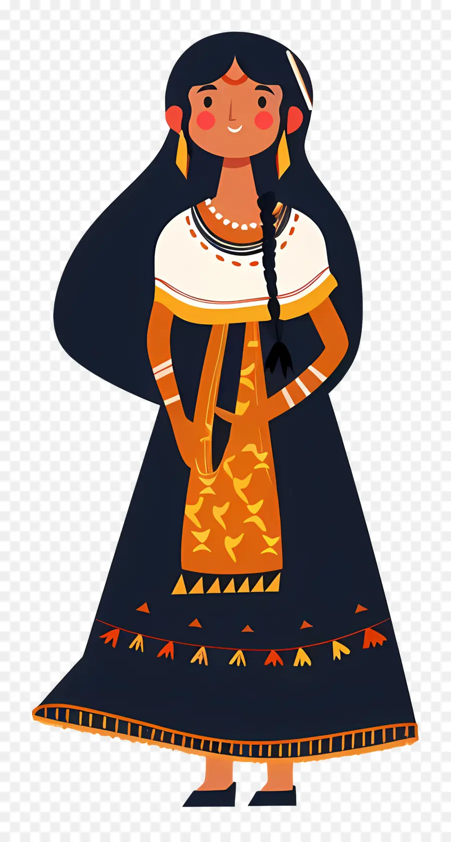 Femme En Tenue Traditionnelle，Femme En Costume Traditionnel PNG