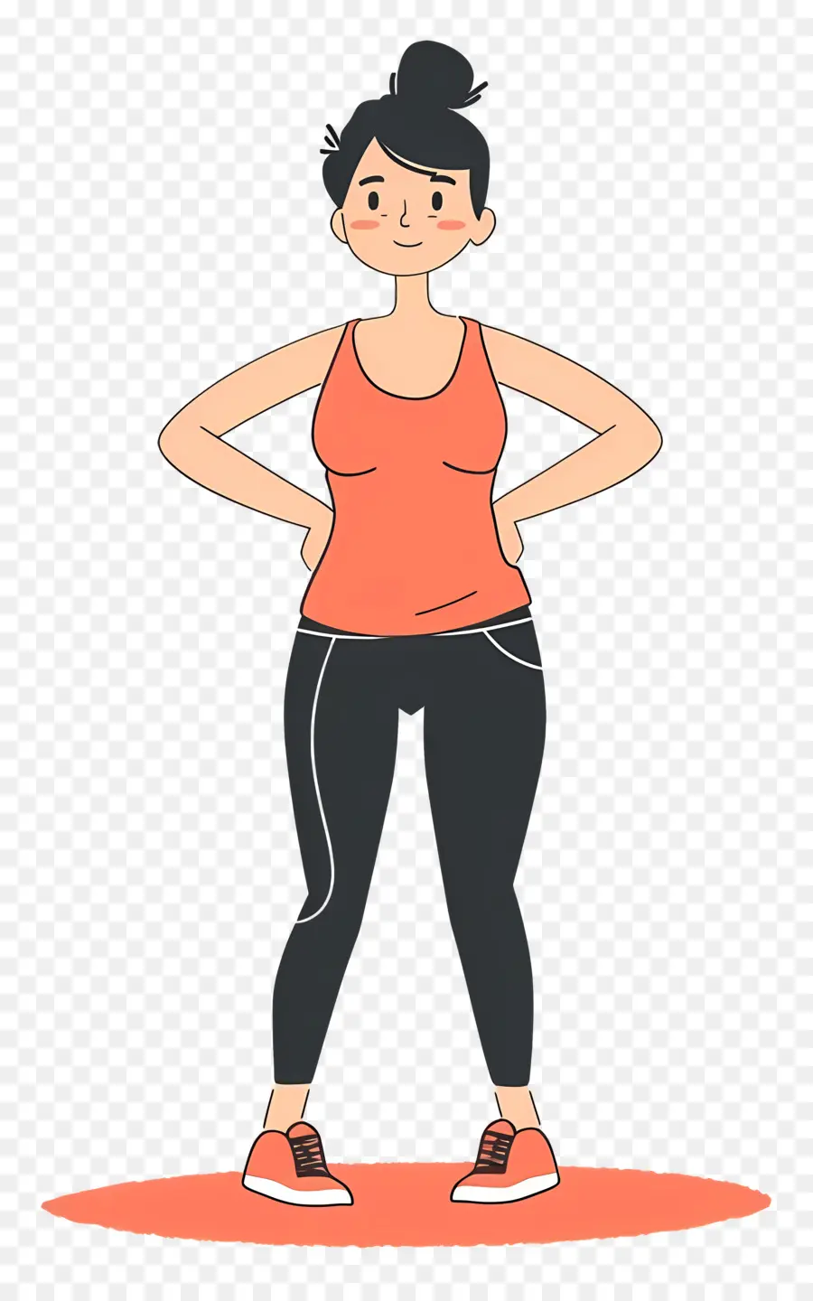 Femme De Remise En Forme，Femme En Tenue De Sport PNG