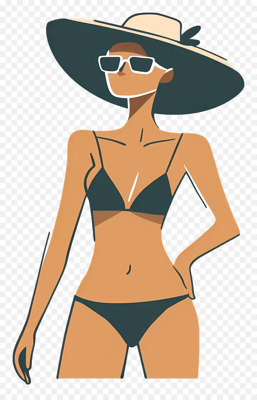 Femme En Bikini，Femme PNG