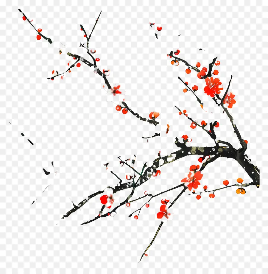 Branche De Fleurs，Branches De Fleurs PNG