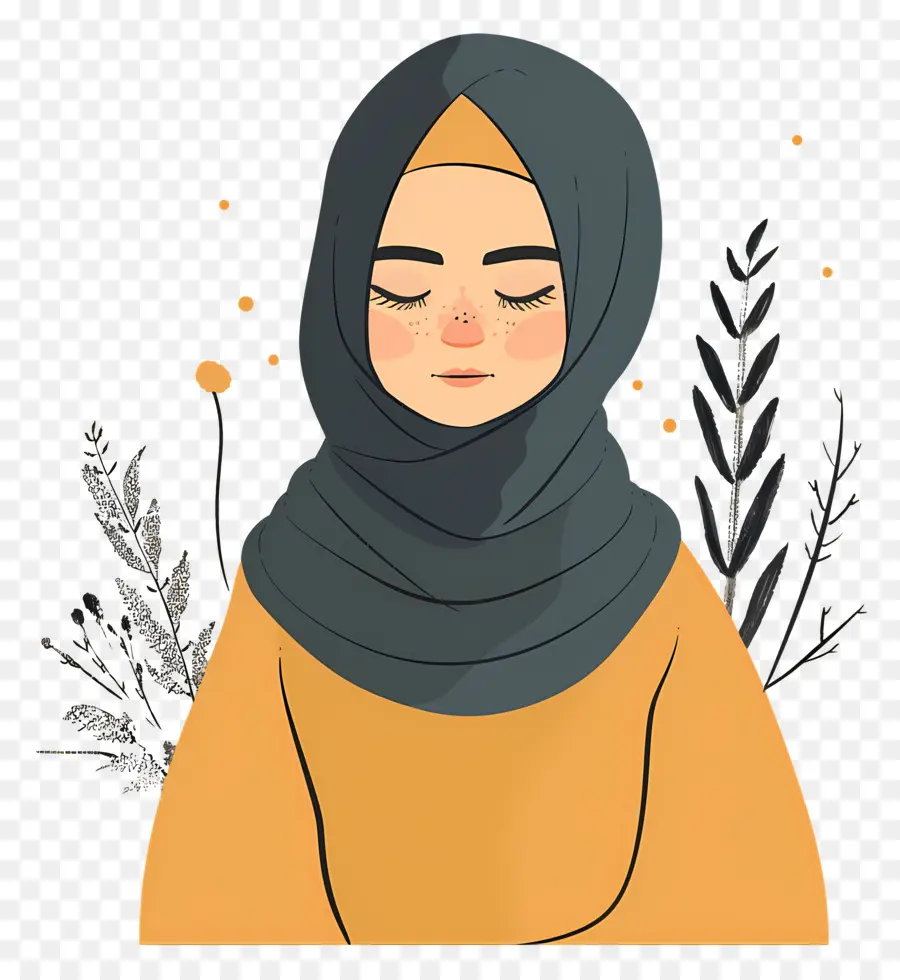 Femme En Hijab，Fille Avec Hijab PNG