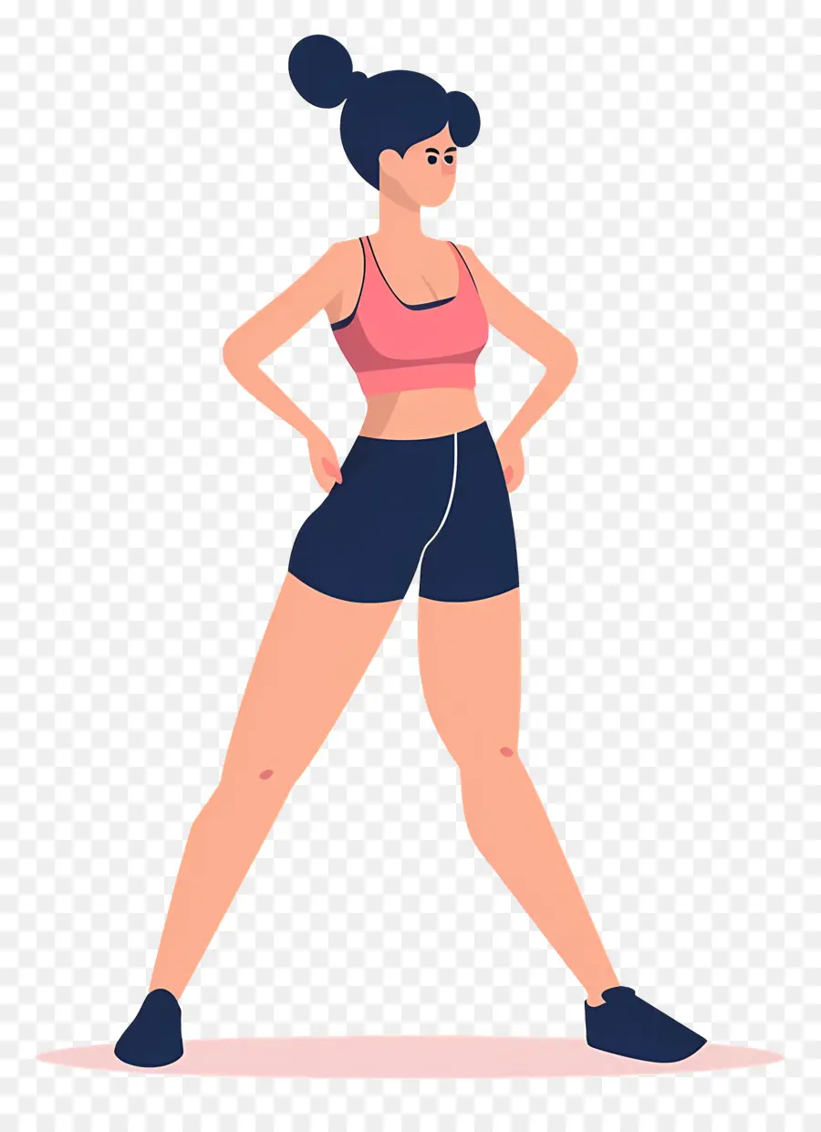 Femme De Remise En Forme，Femme En Tenue De Sport PNG