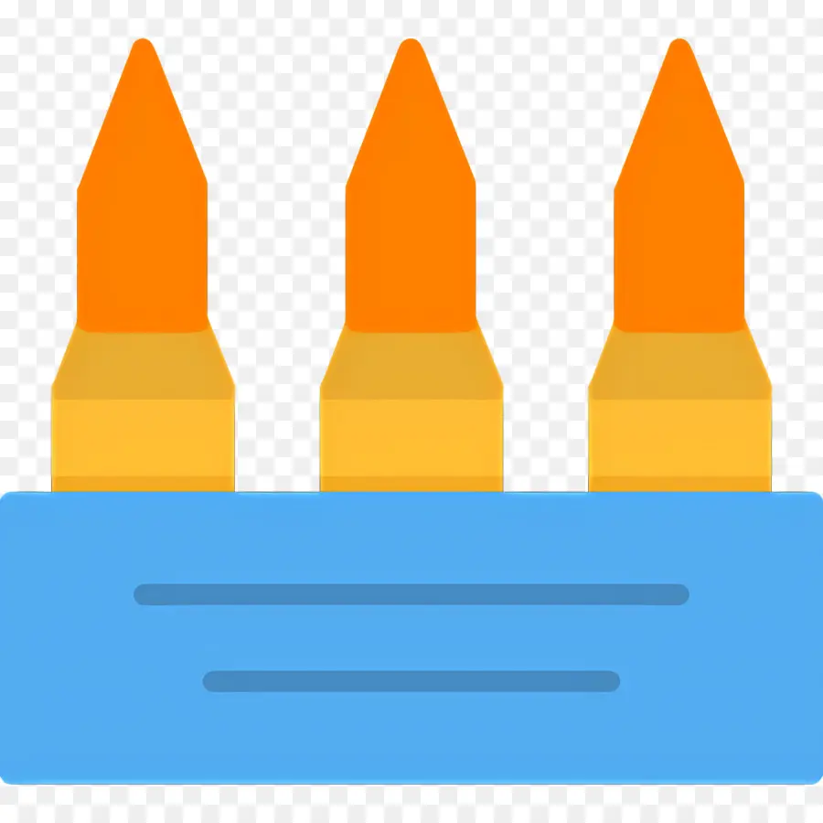 Balle，Crayons Oranges PNG