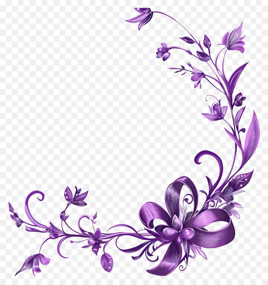 Violet，Coin Floral Violet PNG