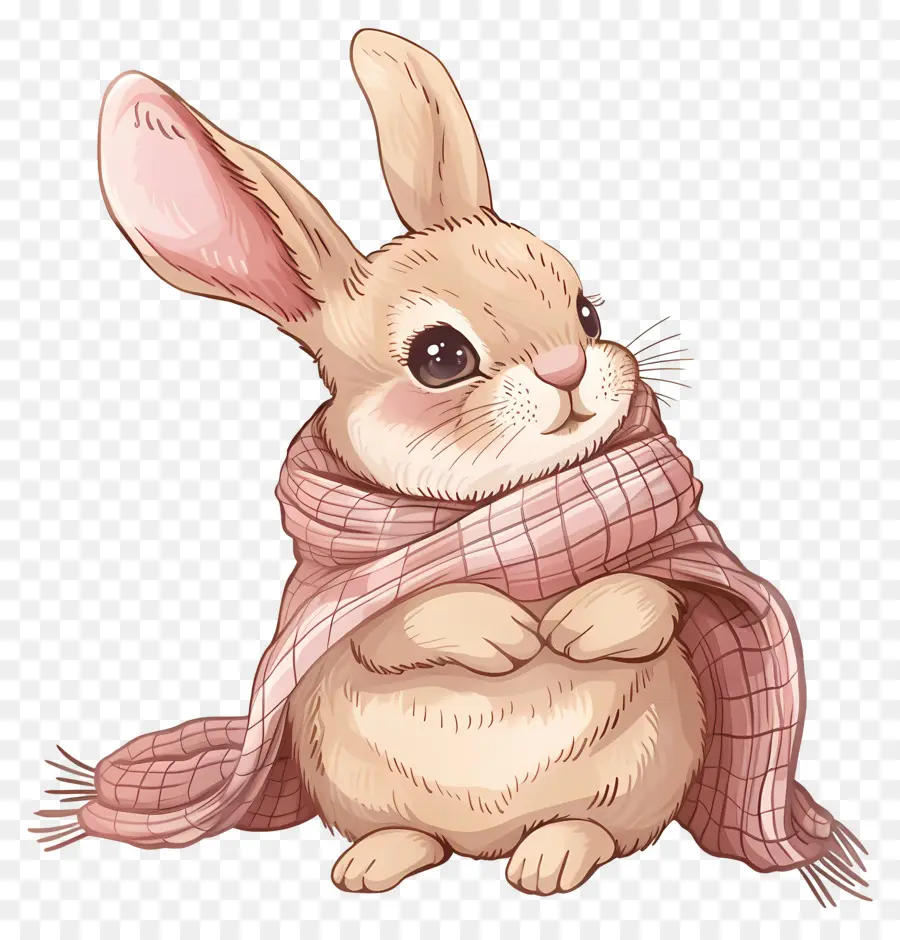 Lapin En écharpe，Lapin PNG