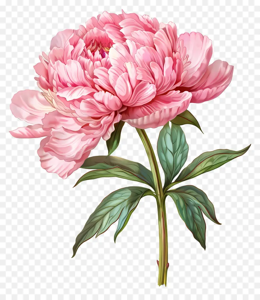 Pivoine Rose，Fleurs De Pivoine PNG