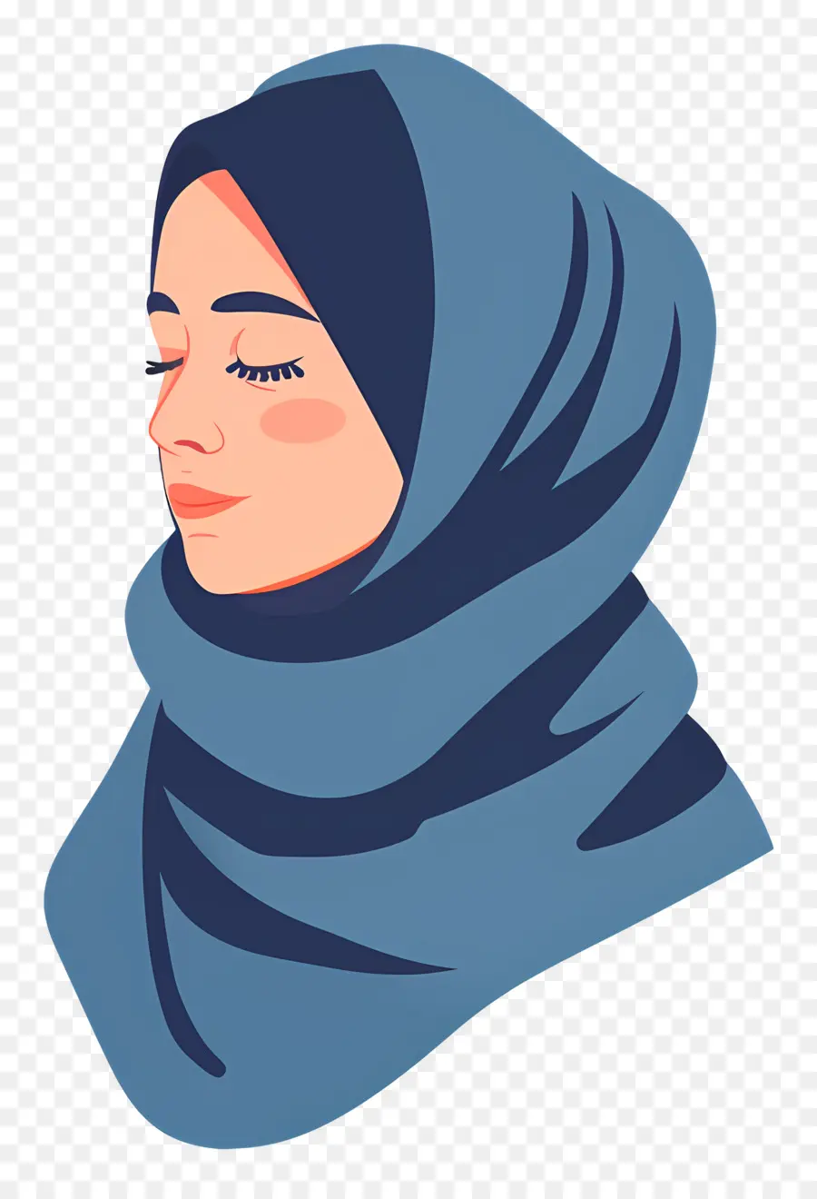 Femme En Hijab，Profil PNG