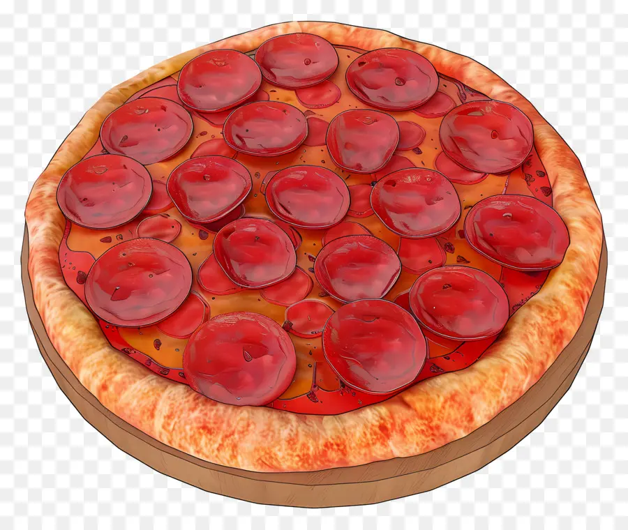 Pizza Au Pepperoni，Pizza PNG