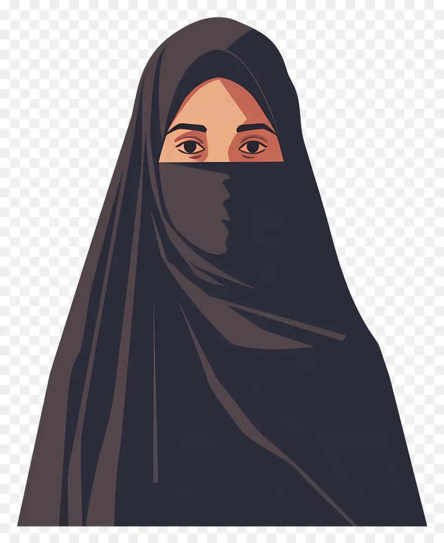 Femme En Niqab，Femme En Hijab PNG