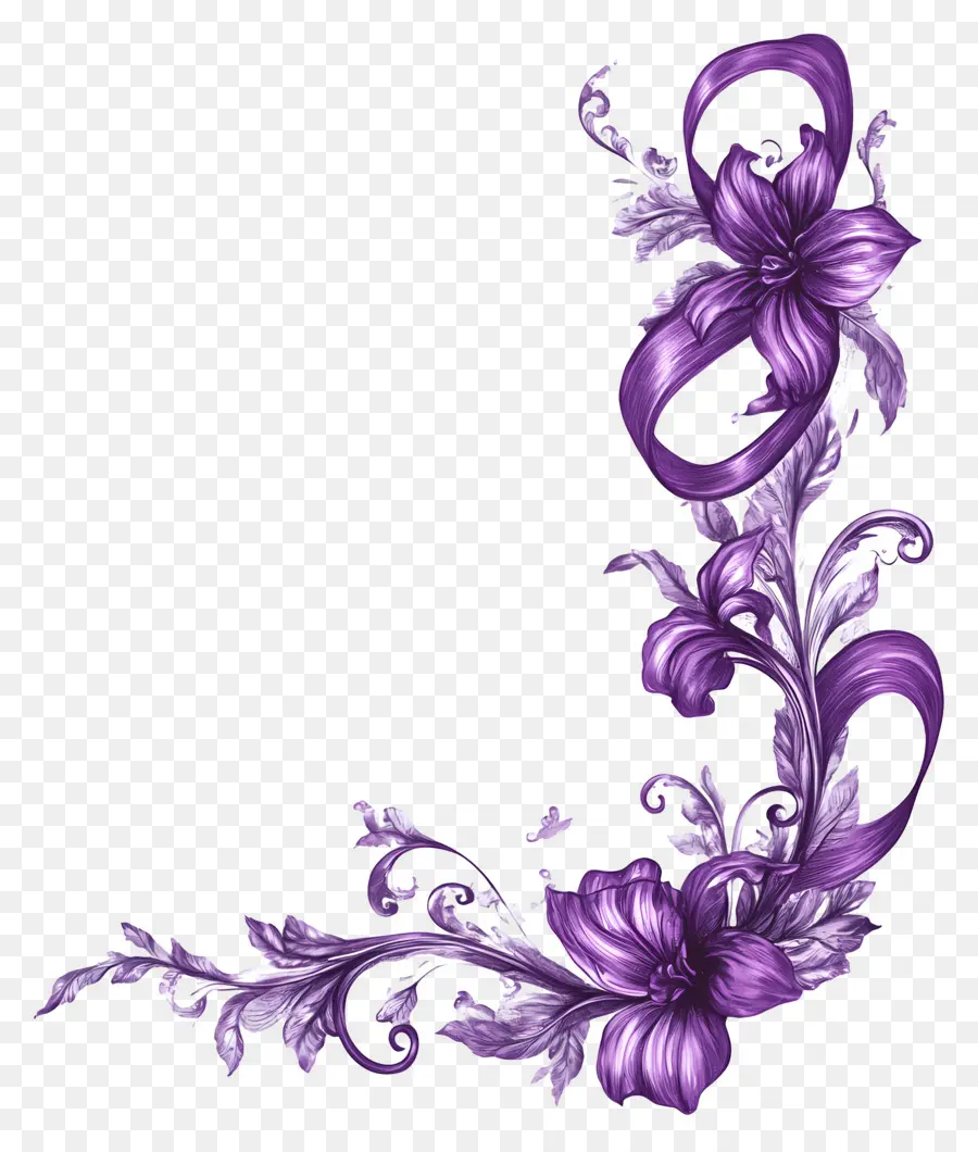 Violet，Coin Floral Violet PNG