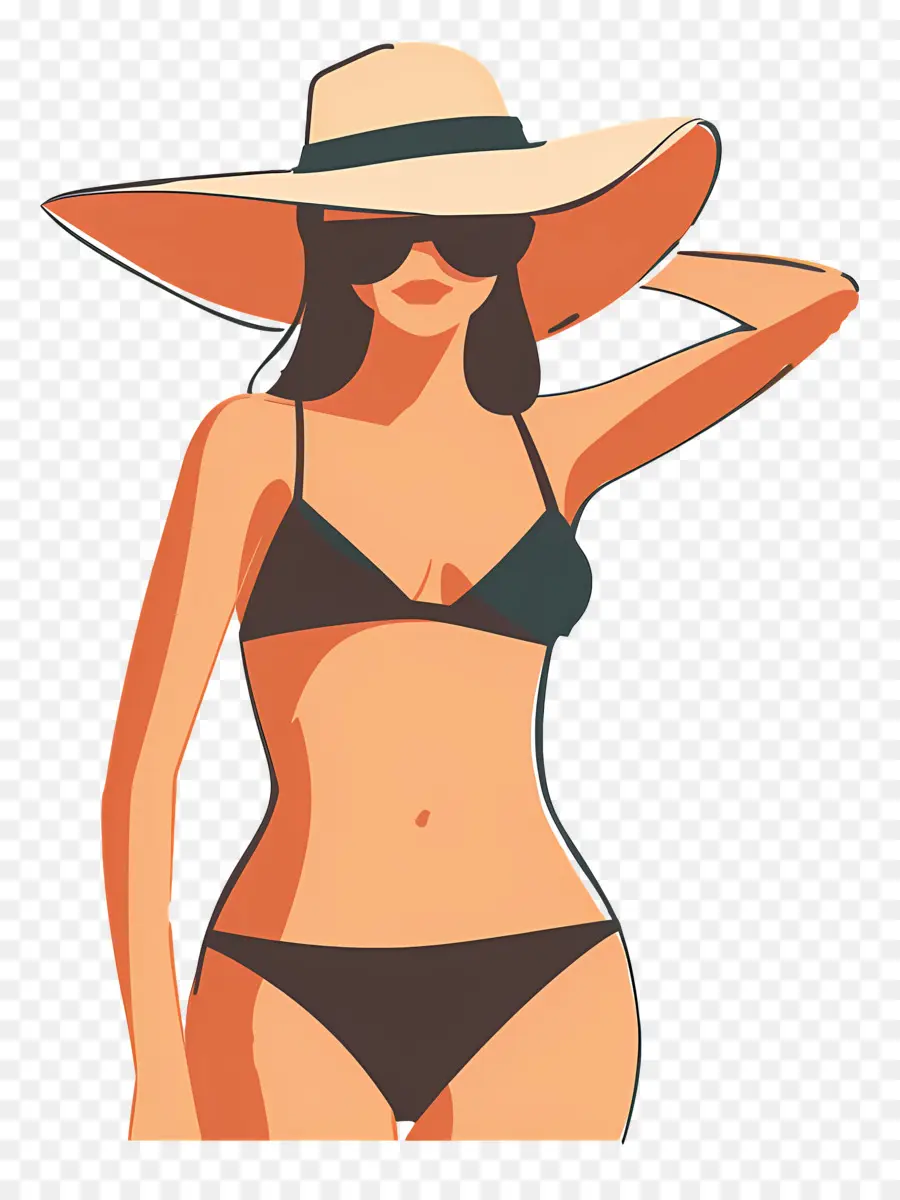 Femme En Bikini，Femme PNG