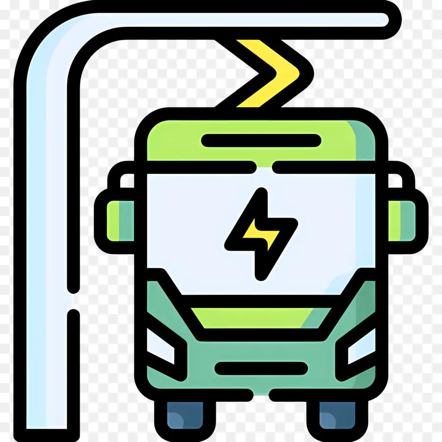 Bus électrique，Autobus électrique PNG