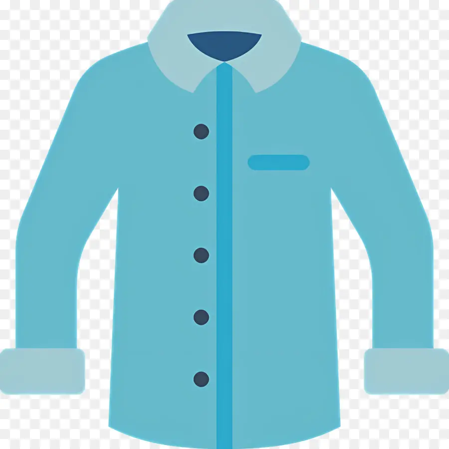 Chemise，Chemise Bleue PNG