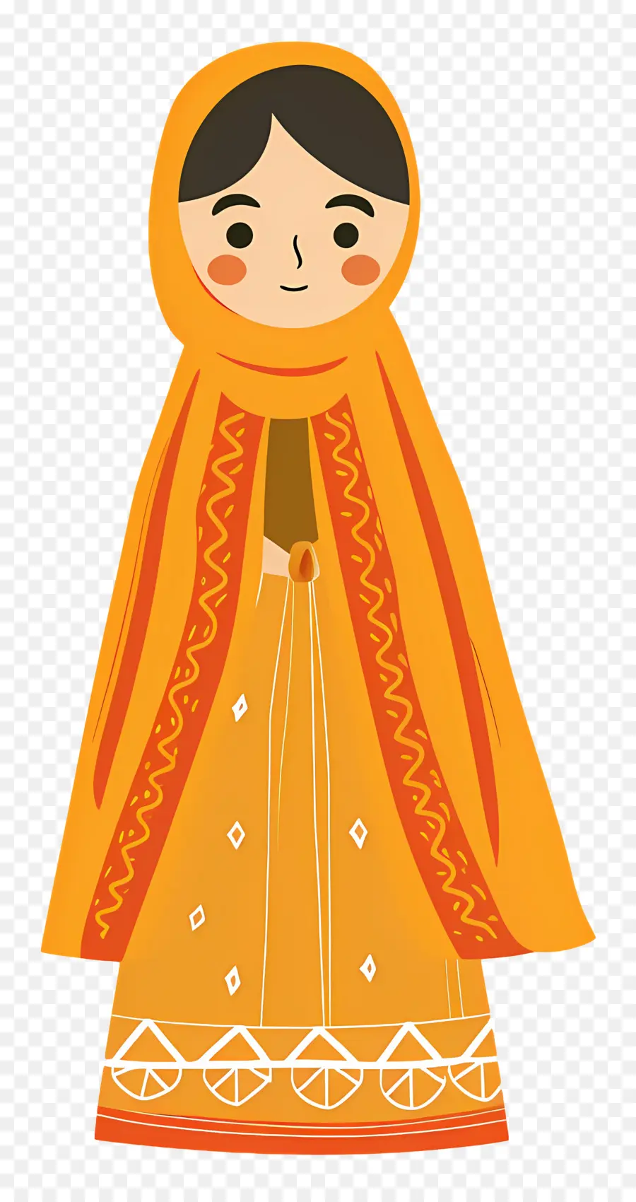 Femme En Tenue Traditionnelle，Fille En Costume Traditionnel PNG