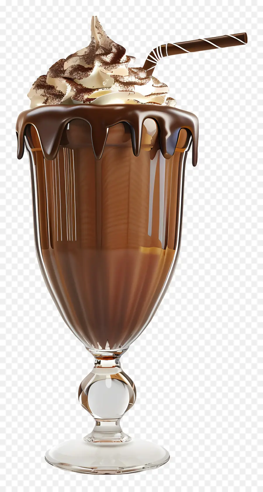 Milk Shake Au Chocolat，Dessert PNG