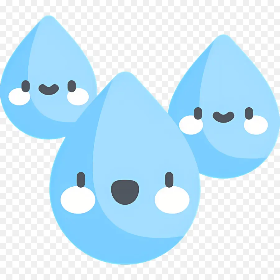 Goutte D'eau，Gouttes D'eau Bleue PNG